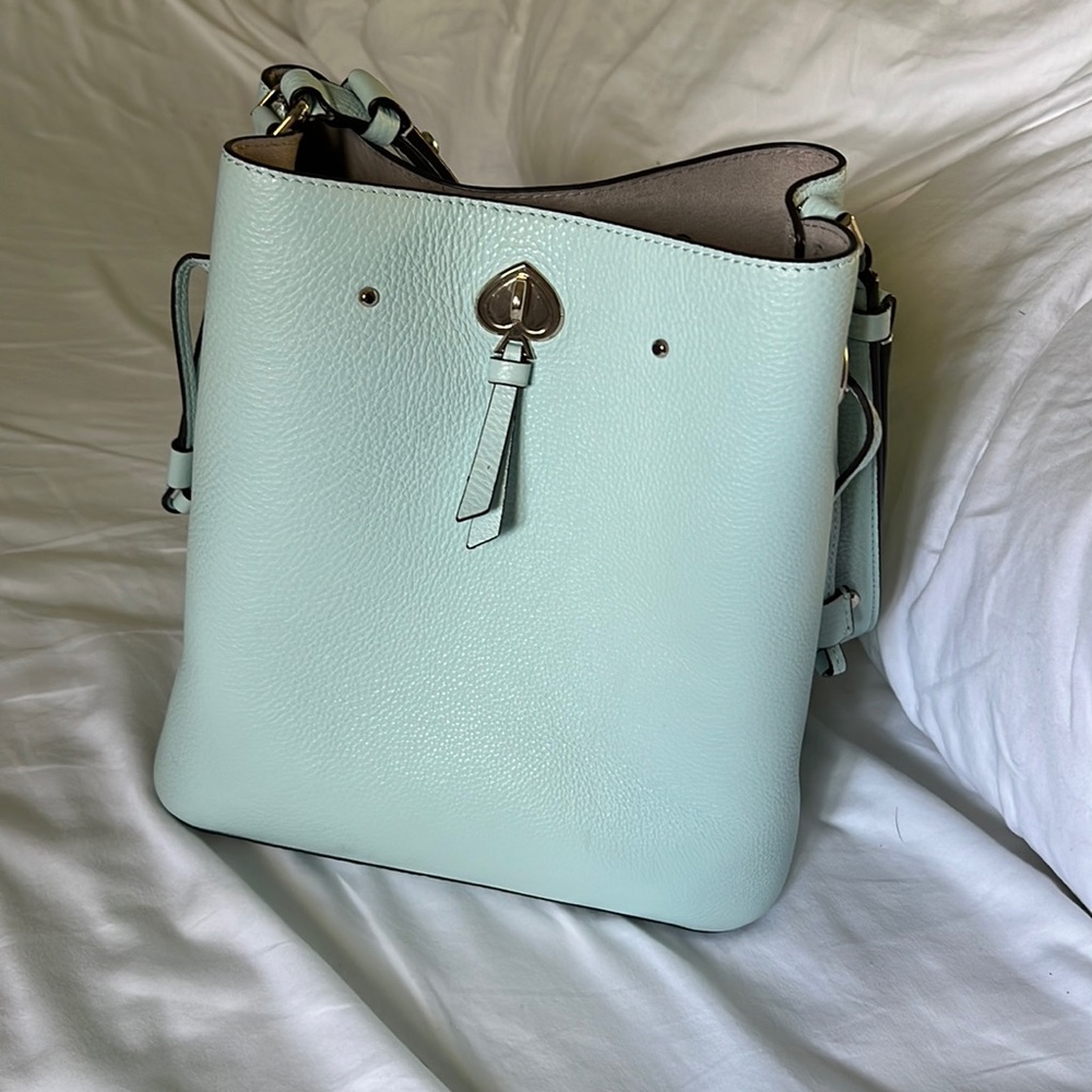 Kate Spade Marti Large Bucket Bag Blue Glow